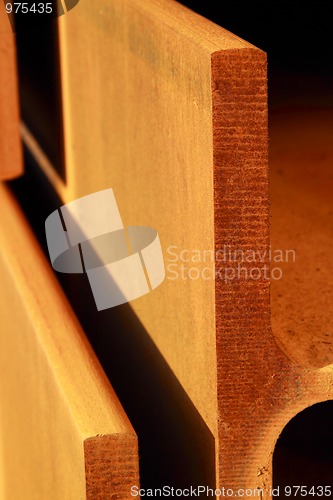 Image of Rusty iron shapes