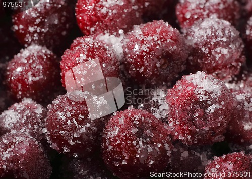 Image of Cherries with sugar crystals