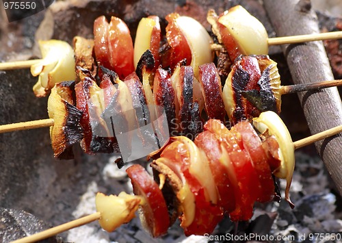 Image of Barbecue close up