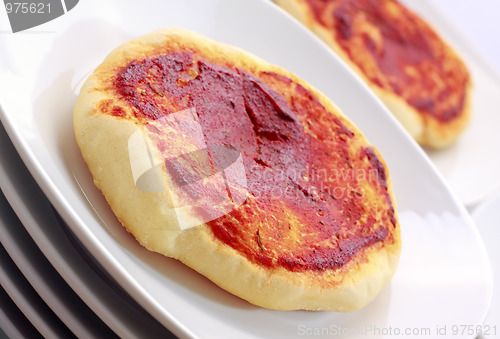 Image of Simple small pizza (pizzette)