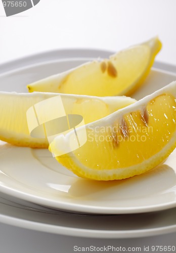 Image of Lemon fruit parts