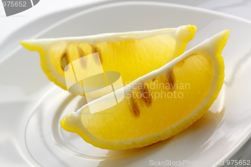 Image of Lemon fruit parts