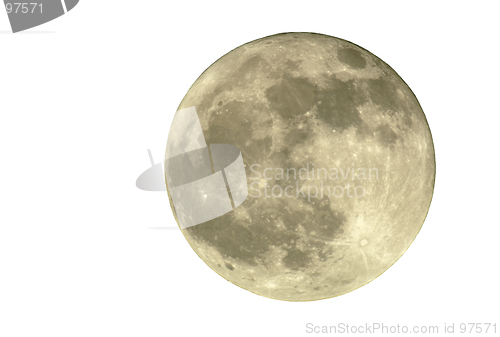 Image of 2400mm Full Moon, Isolated