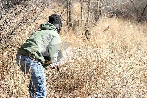 Image of paintballing