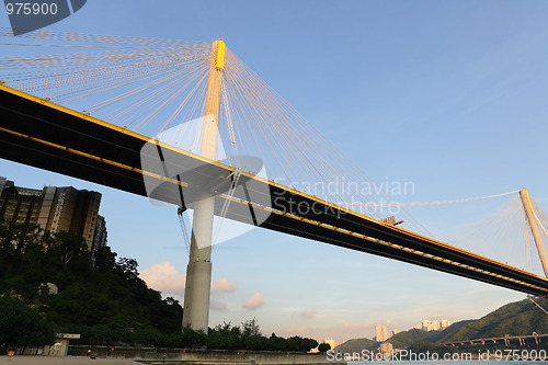 Image of Ting Kau Bridge in Hong Kong