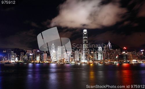 Image of Hong Kong at night