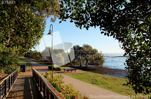 Image of Side Walk By The Bay