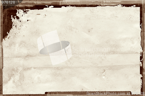 Image of Grunge border and background