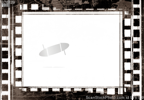 Image of Grunge film frame