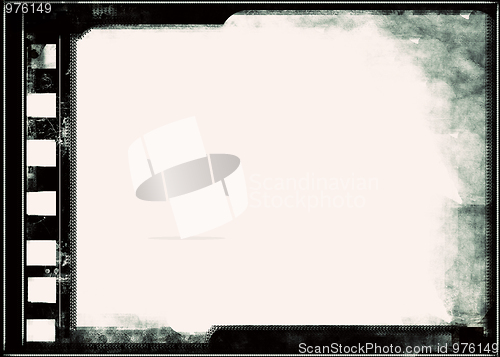 Image of Grunge film frame