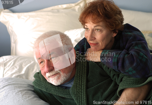 Image of Couple Watching Sunrise