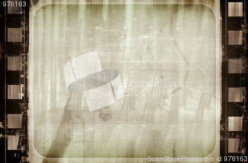 Image of Grunge film frame
