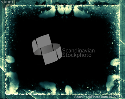 Image of Grunge border and background