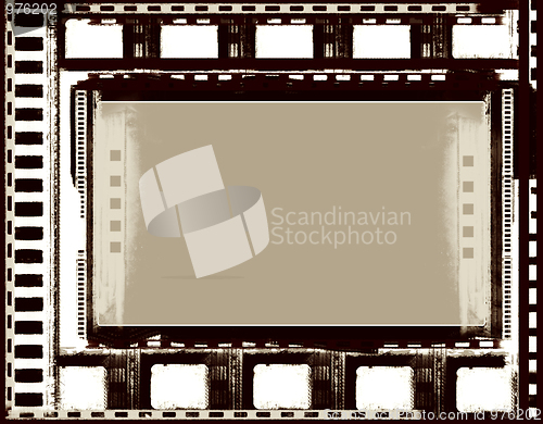 Image of Grunge film frame