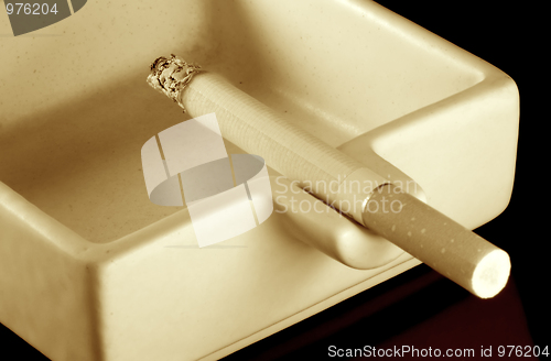 Image of Burning cigarette