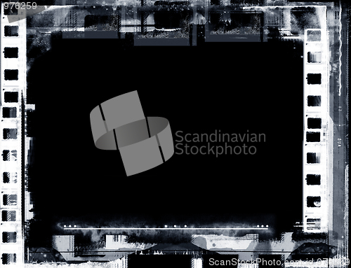 Image of Grunge film frame