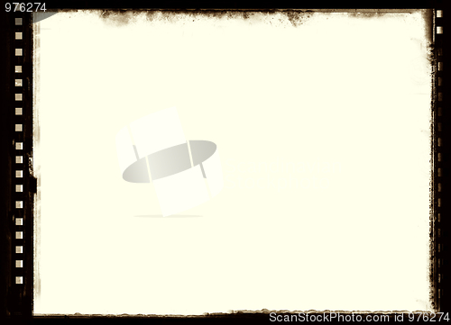 Image of Grunge film frame