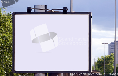 Image of Blank billboard