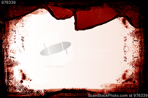 Image of Grunge border and background