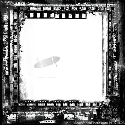 Image of Grunge film frame