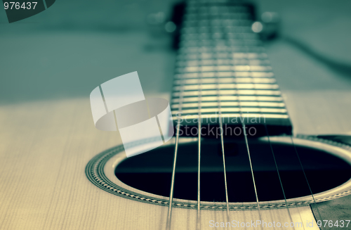 Image of An acoustic guitar