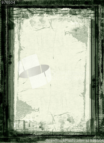 Image of Grunge border and background