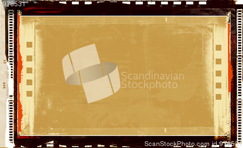 Image of Grunge film frame