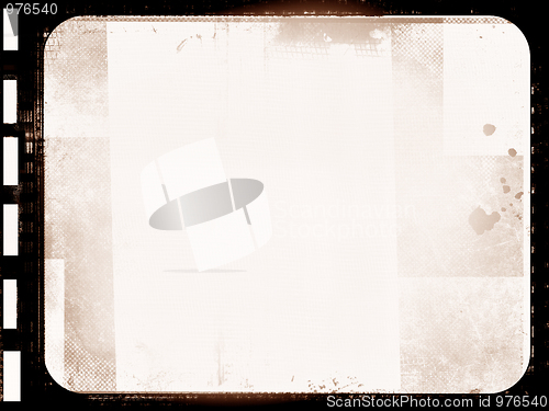 Image of Grunge film frame
