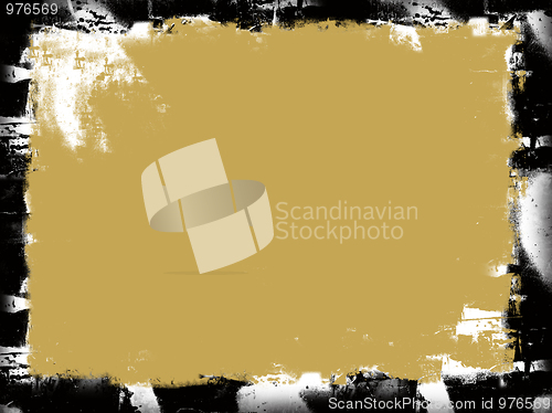 Image of Grunge border and background