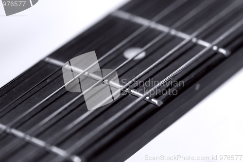 Image of Guitar close up