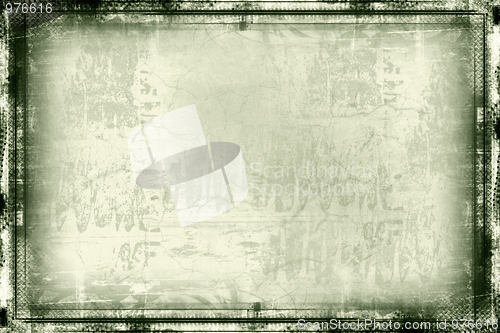 Image of Grunge border and background