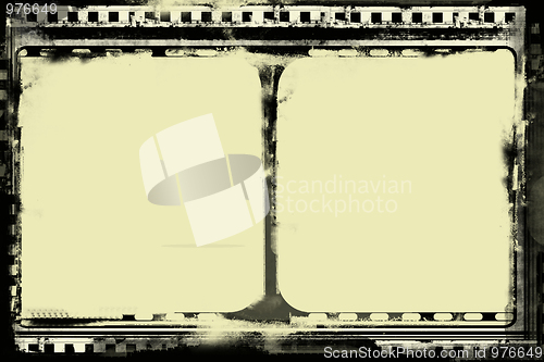 Image of Grunge film frame