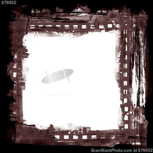 Image of Grunge film frame