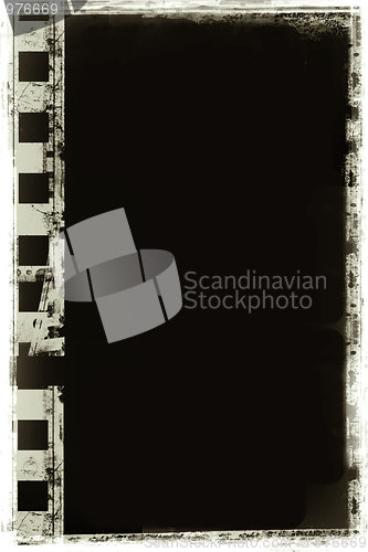 Image of Grunge film frame