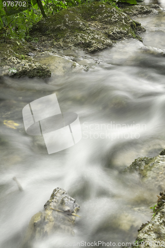 Image of Waterfall in springtime