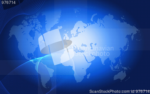 Image of Digital world background