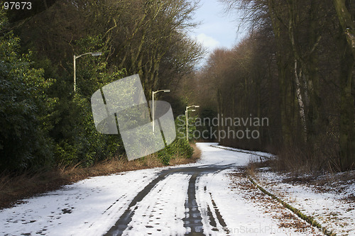 Image of Snowy Lane 1