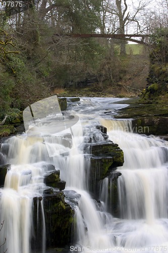 Image of Waterfall and bridge