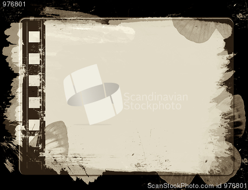 Image of Grunge film frame