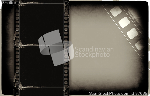 Image of Grunge film frame