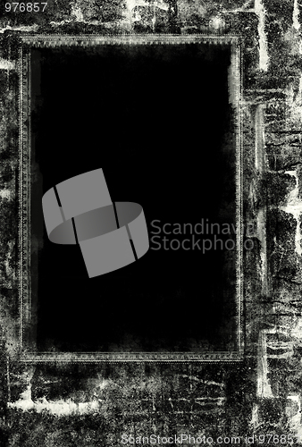 Image of Grunge border and background