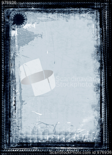 Image of Grunge border and background