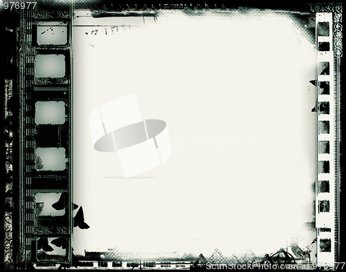 Image of Grunge film frame