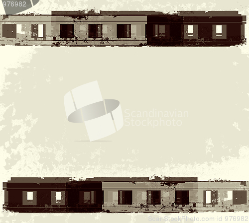 Image of Grunge film frame