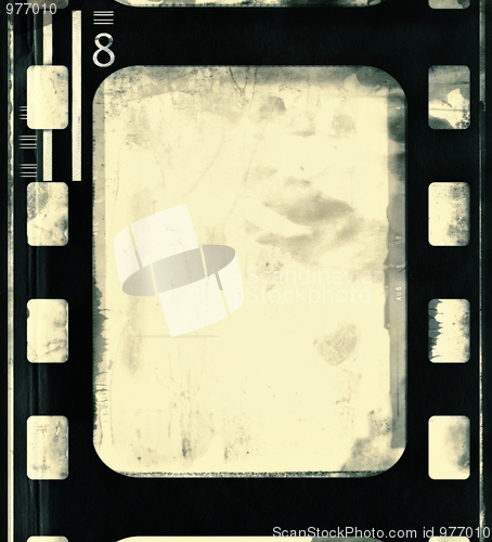 Image of Grunge film frame