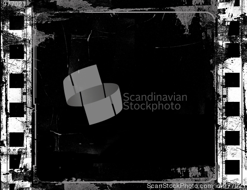 Image of Grunge film frame