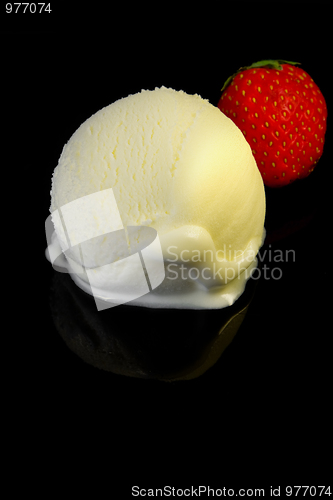 Image of Vanilla ice cream