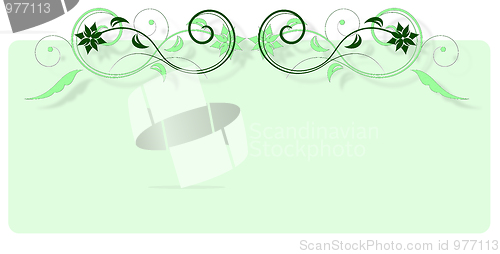 Image of Abstract floral background