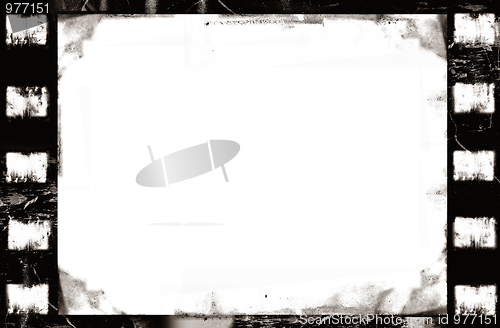 Image of Grunge film frame