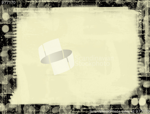 Image of Grunge border and background